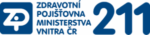 Logo zdravotní pojišťovny ministerstva vnitra ČR